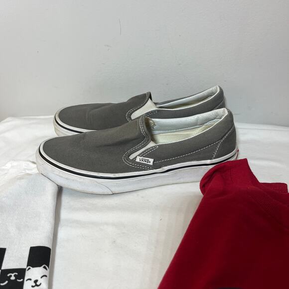 VANS OFF THE WALL T Shirt Shoes Lot of 4 Skater Casual Comfort Loafers S 8W 6.5M - Picture 8 of 11
